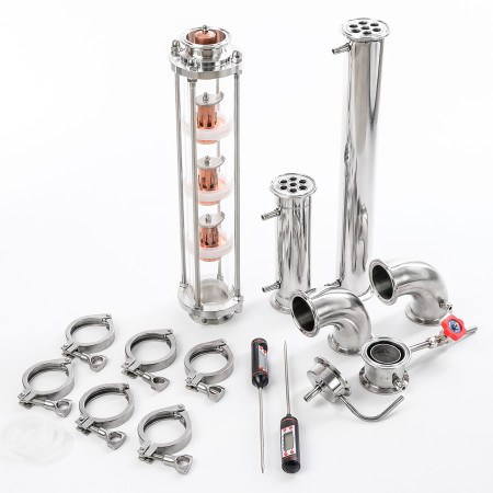 Copper mash column for capping (CLAMP 2 inches) в Новокузнецке