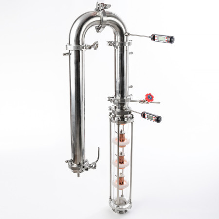 Copper mash column for capping (CLAMP 2 inches) в Новокузнецке