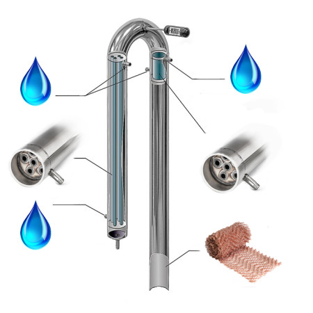 Mash column for packing 30/110/t CLAMP 1,5 inches в Новокузнецке