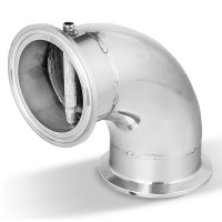 Bend angle 90 ° CLAMP 1.5 inches under the thermometer