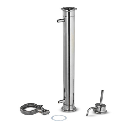 Shell-and-tube cooler "Aroma" with clamp 1,5 inches в Новокузнецке