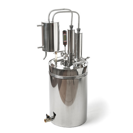 Cheap moonshine still kits "Gorilych" double distillation 10/35/t with CLAMP 1,5" and tap в Новокузнецке
