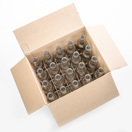 20 bottles of "Guala" 0.5 l without caps in a box в Новокузнецке