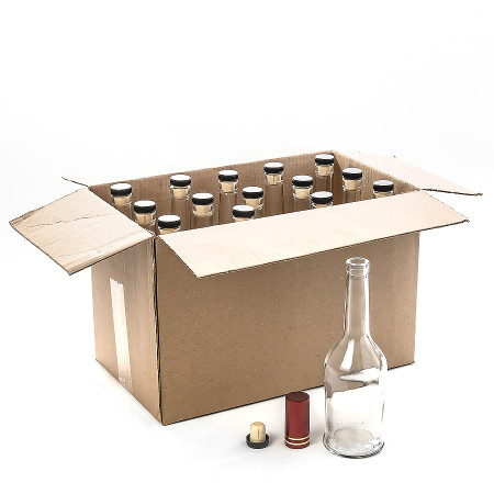 15 bottles of "Cognac" 0.5 l with Camus corks and caps в Новокузнецке