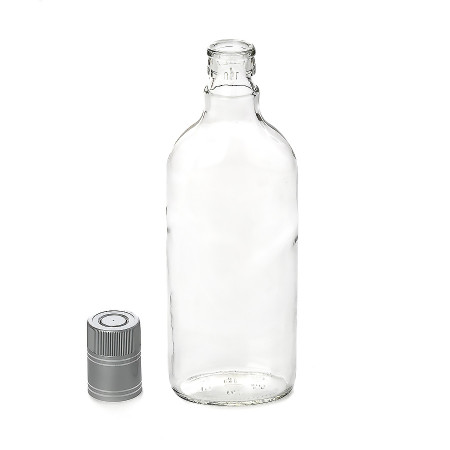 Bottle "Flask" 0.5 liter with gual stopper в Новокузнецке